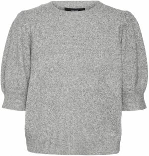 VERO MODA Sveter 'VMDOFFY'  sivá melírovaná