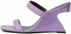 KARL LAGERFELD JEANS Šľapky 'Waverly Wedges'  fialová