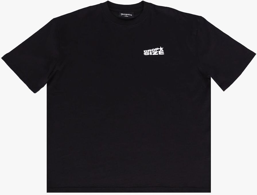 Dropsize Tričko  čierna / biela