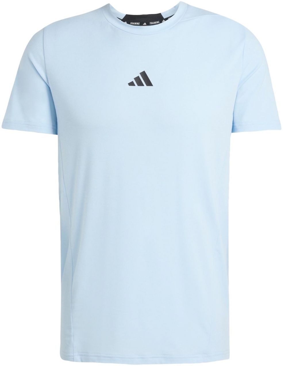 ADIDAS PERFORMANCE Funkčné tričko 'Designed for Training'  pastelovo modrá / čierna