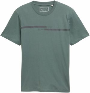 TOM TAILOR DENIM Tričko  tmavosivá / nefritová