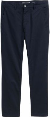 TOM TAILOR Chino nohavice  tmavomodrá