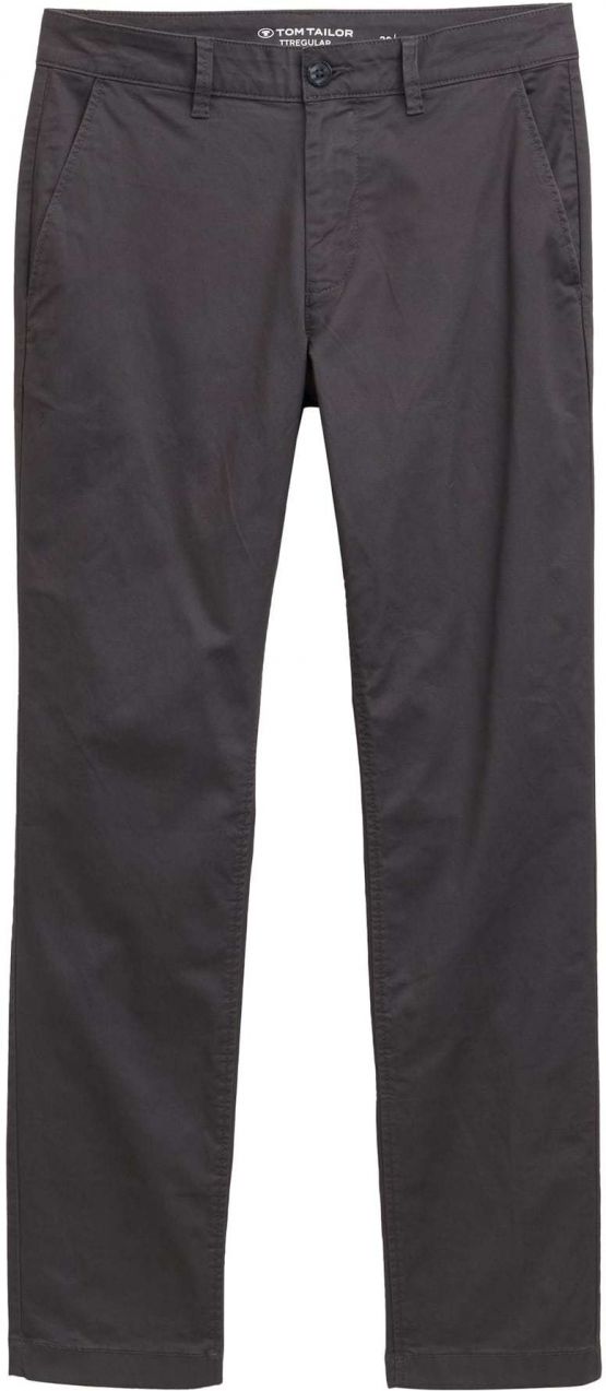 TOM TAILOR Chino nohavice  tmavosivá