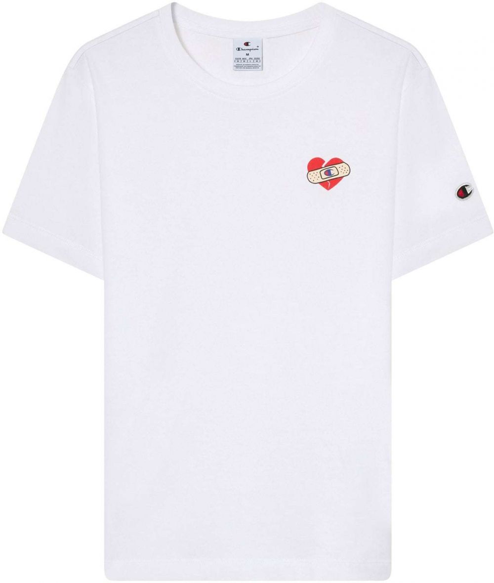 Champion Authentic Athletic Apparel Tričko  béžová / červená / čierna / biela