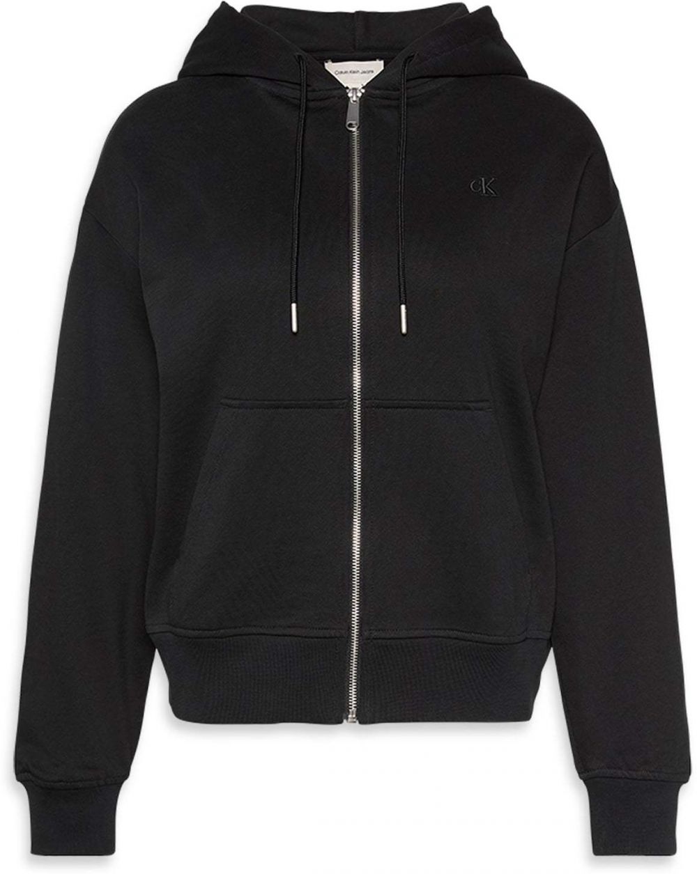 Calvin Klein Jeans Tepláková bunda  čierna