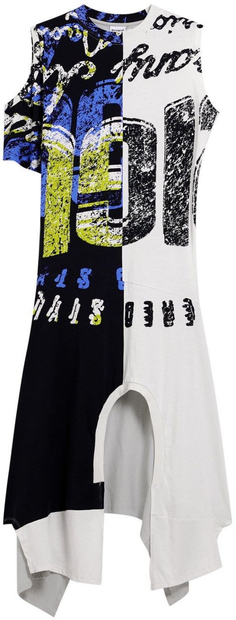 Desigual Šaty  zmiešané farby / čierna