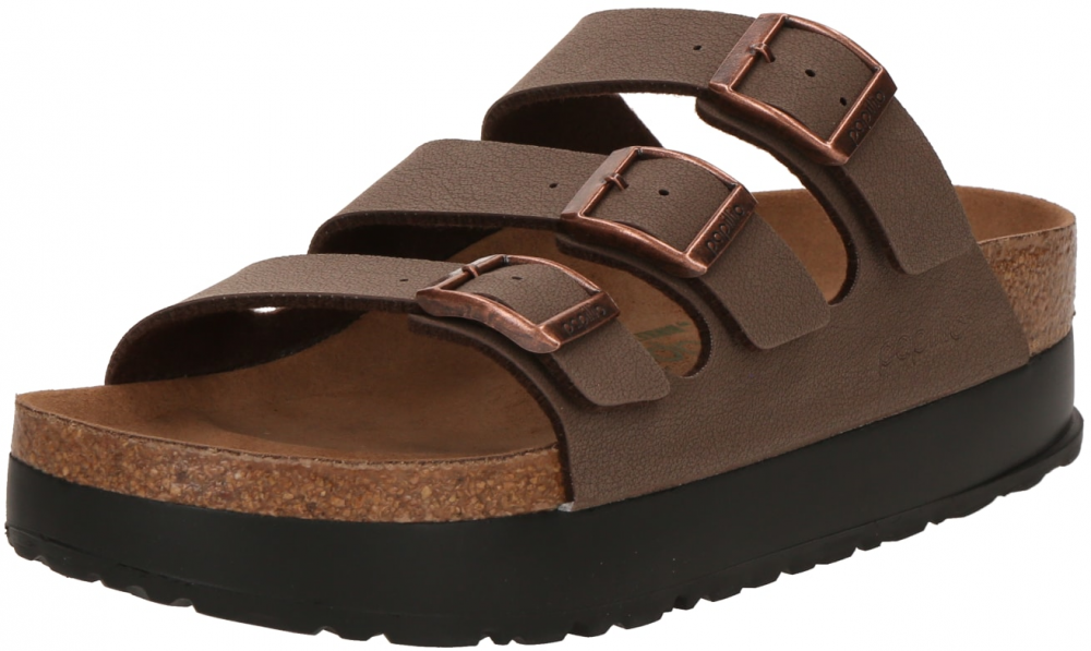 BIRKENSTOCK Šľapky 'Florida III'  hnedá