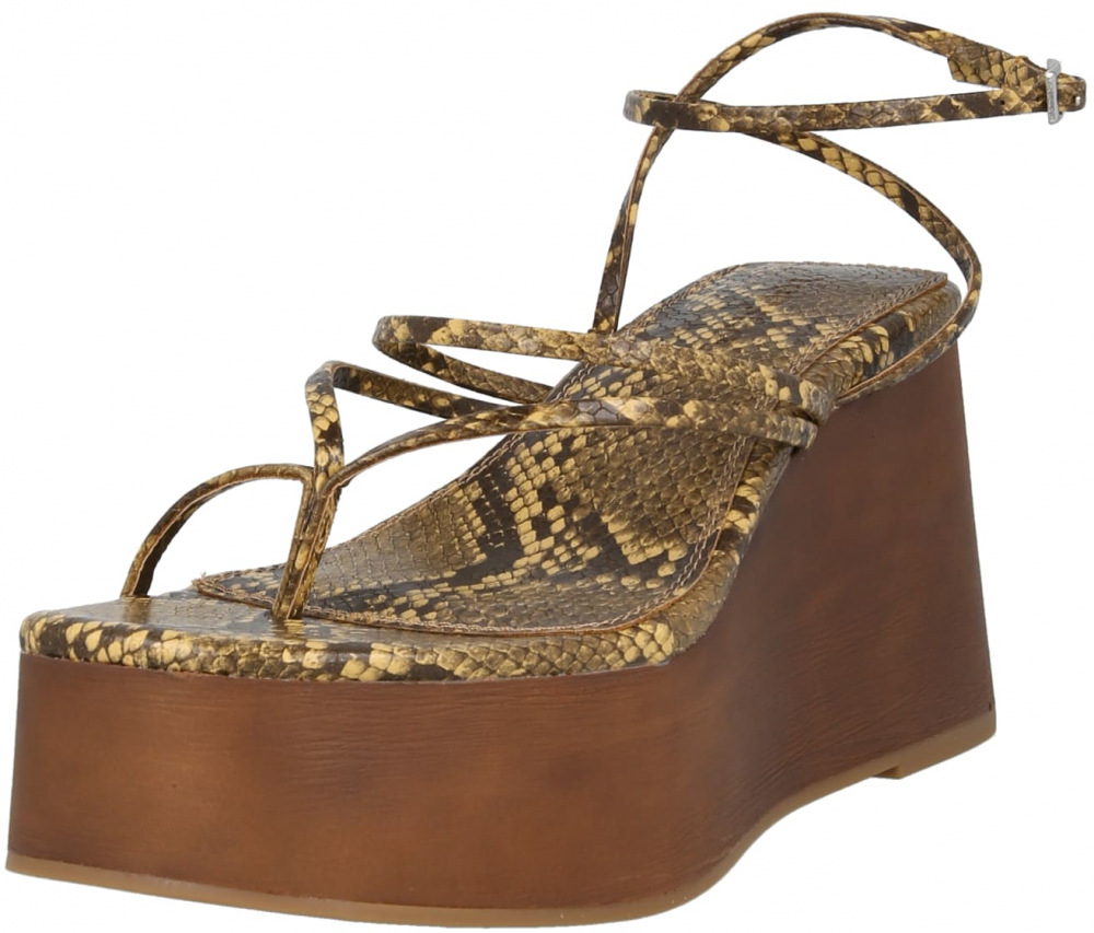 TOPSHOP Žabky 'HALLIE'  béžová / hnedá / čierna