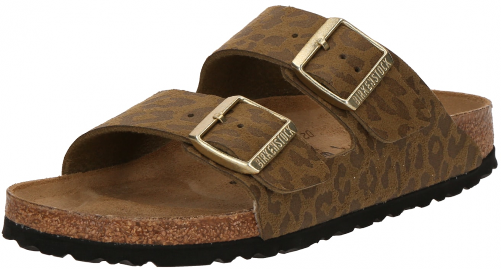 BIRKENSTOCK Šľapky 'Arizona'  hnedá / tmavohnedá