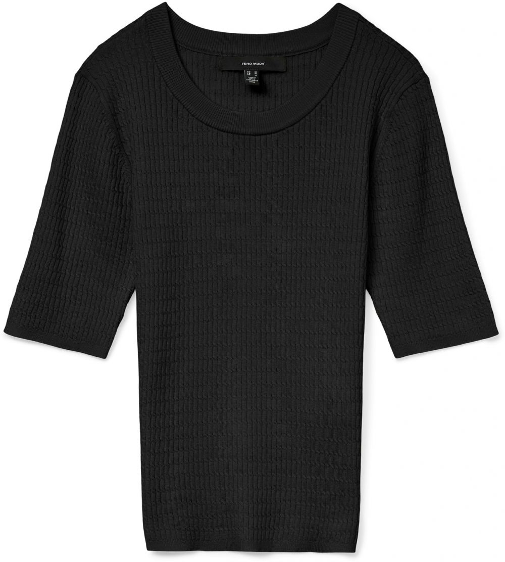 VERO MODA Sveter 'VMSILJE'  čierna