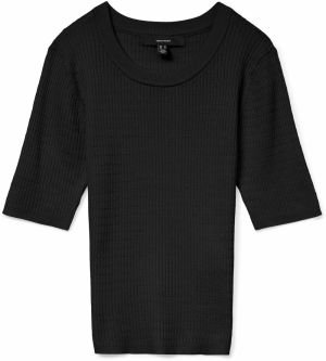 VERO MODA Sveter 'VMSILJE'  čierna