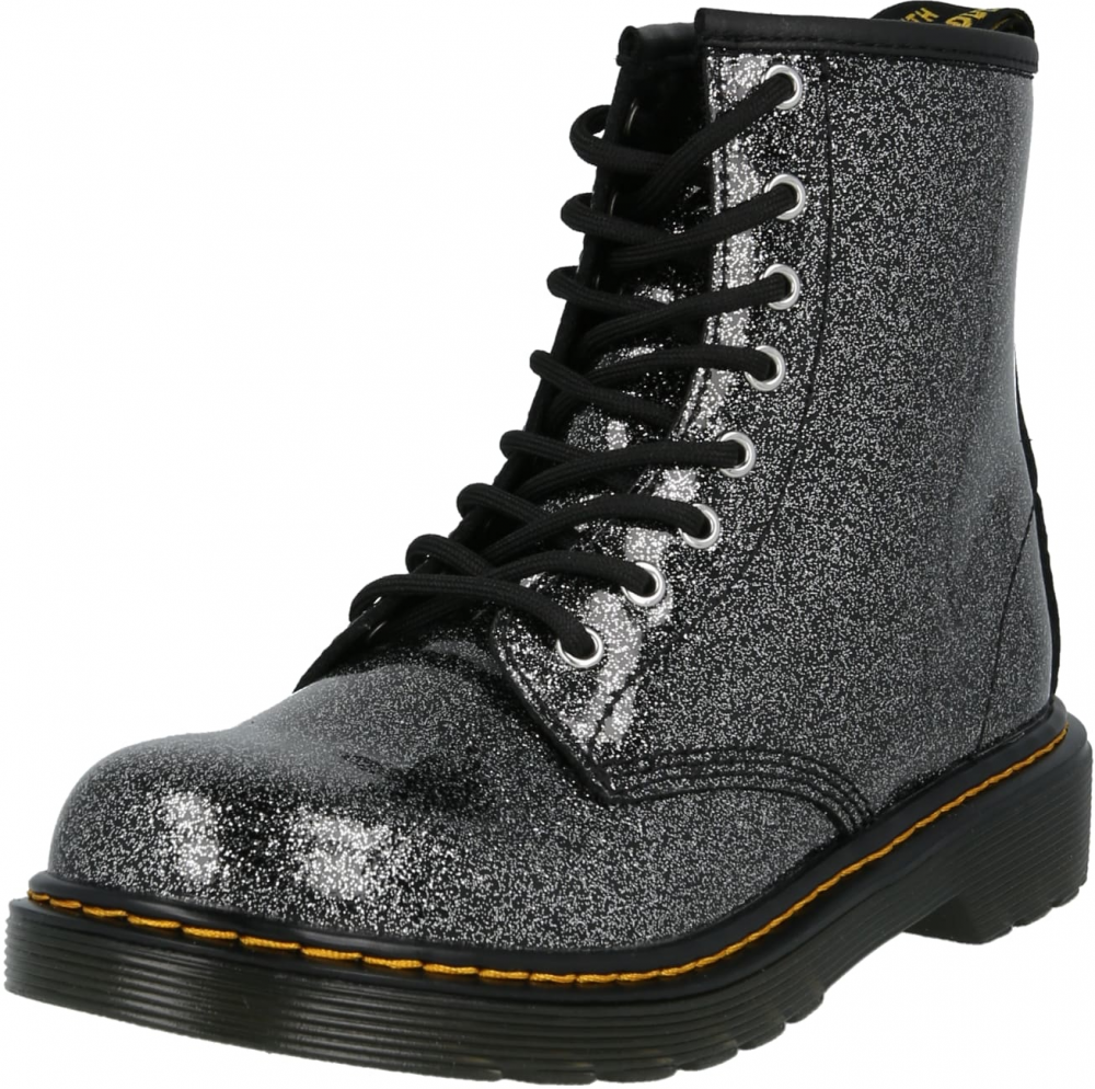 Dr. Martens Čižmy '1460'  čierna / strieborná