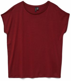 VERO MODA Tričko 'VMAVA'  hrdzavo červená