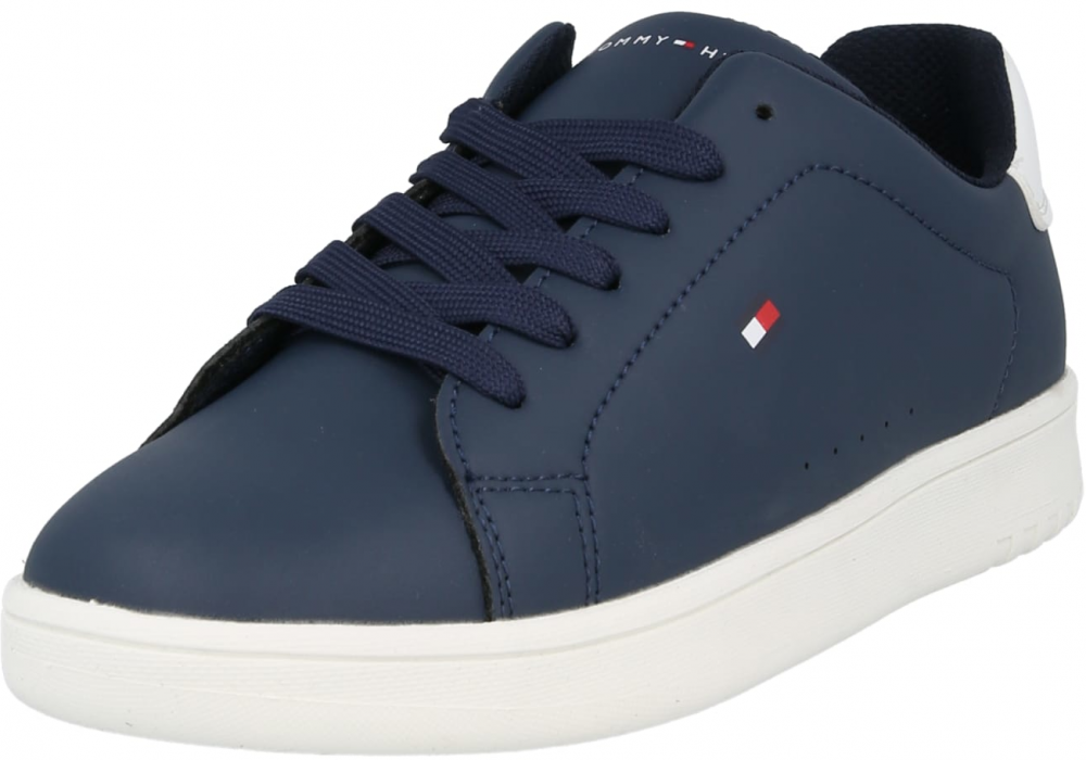 TOMMY HILFIGER Tenisky  námornícka modrá / červená / biela
