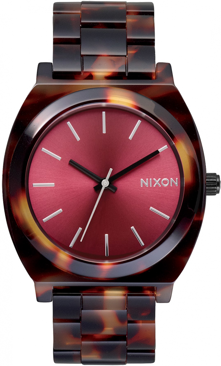 Nixon Analógové hodinky  hnedá / tmavohnedá / čierna / biela