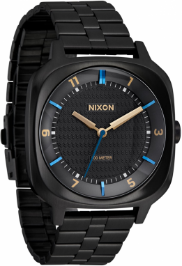 Nixon Analógové hodinky 'Fremont 40'  modrá / zlatá / čierna