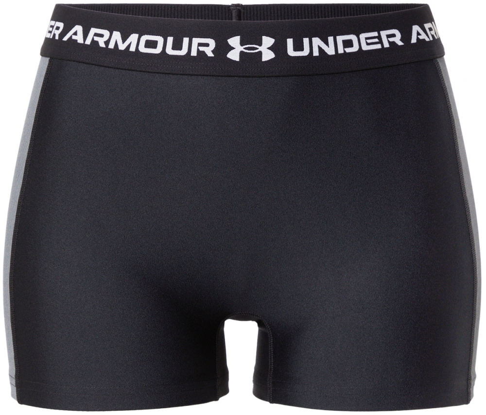 UNDER ARMOUR Športové nohavice  sivá / čierna / biela