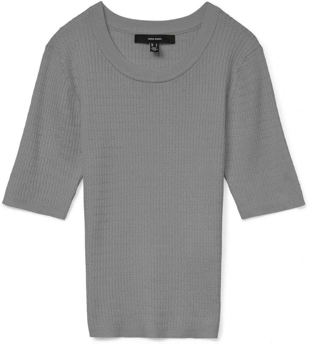 VERO MODA Sveter 'VMSILJE'  sivá melírovaná