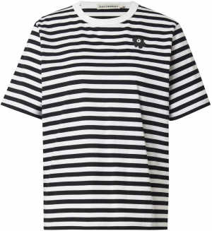Marimekko Tričko  čierna / biela