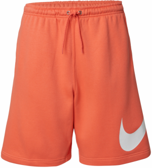 Nike Sportswear Nohavice 'CLUB'  oranžovo červená / biela