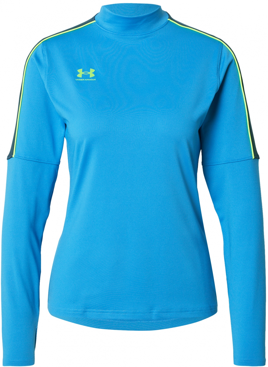 UNDER ARMOUR Funkčné tričko 'Challenger'  azúrová / tmavomodrá / svetlozelená