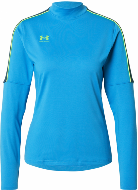 UNDER ARMOUR Funkčné tričko 'Challenger'  azúrová / tmavomodrá / svetlozelená