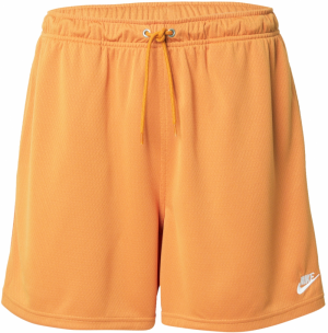 Nike Sportswear Nohavice 'CLUB FLOW'  oranžová / biela