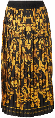 Versace Jeans Couture Sukňa  hnedá / žltá / čierna