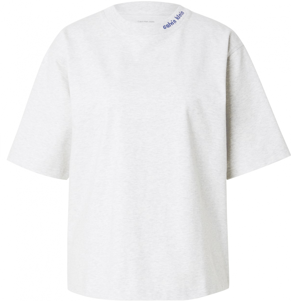 Calvin Klein Jeans Tričko  modrá / sivá