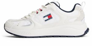 Tommy Jeans Nízke tenisky  biela / šedobiela