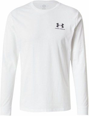 UNDER ARMOUR Funkčné tričko  čierna / biela