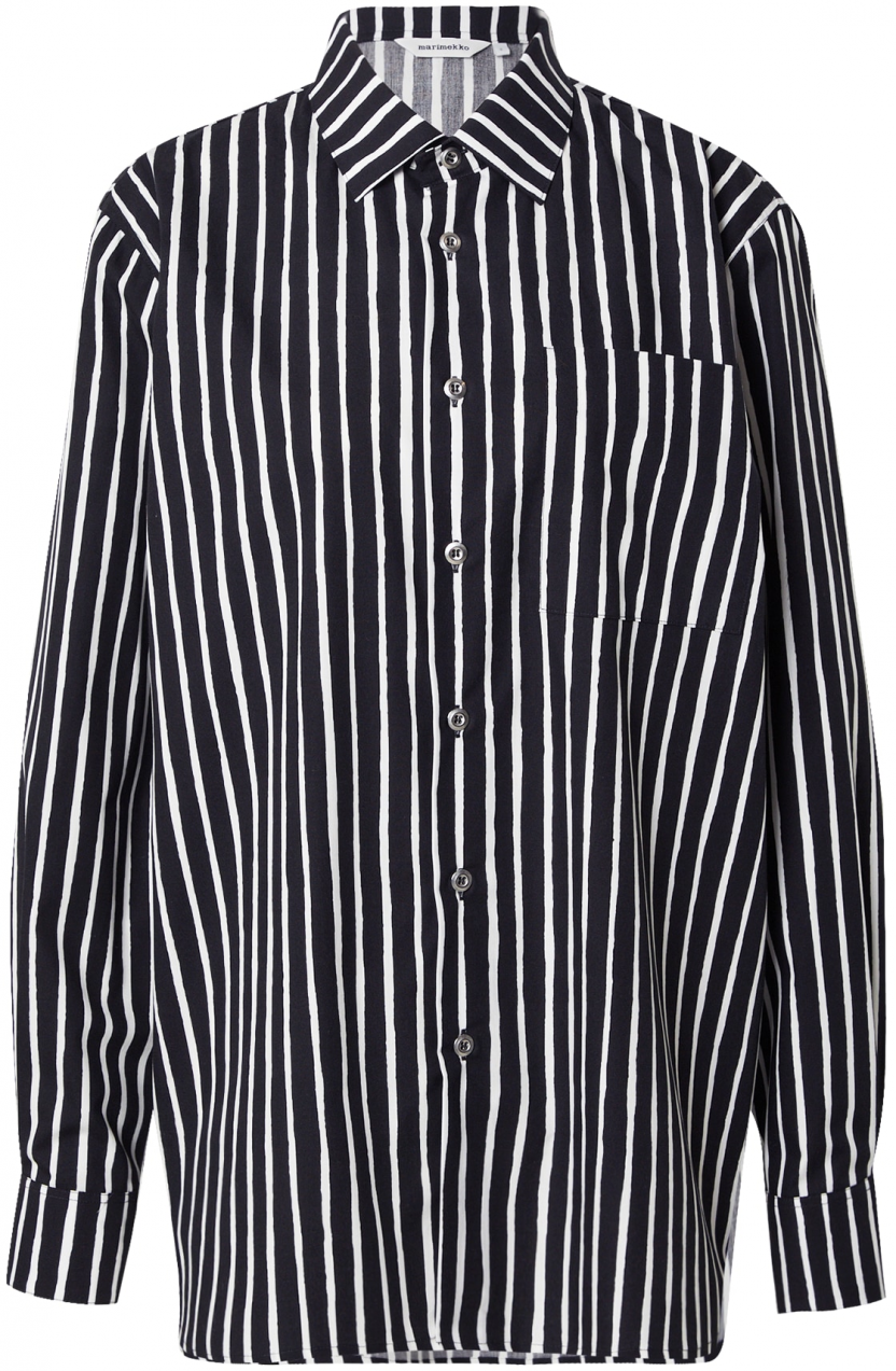 Marimekko Blúzka 'JOKAPOIKA 2017'  čierna / biela