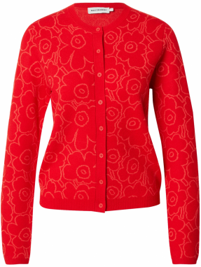 Marimekko Kardigán  červená / melónová