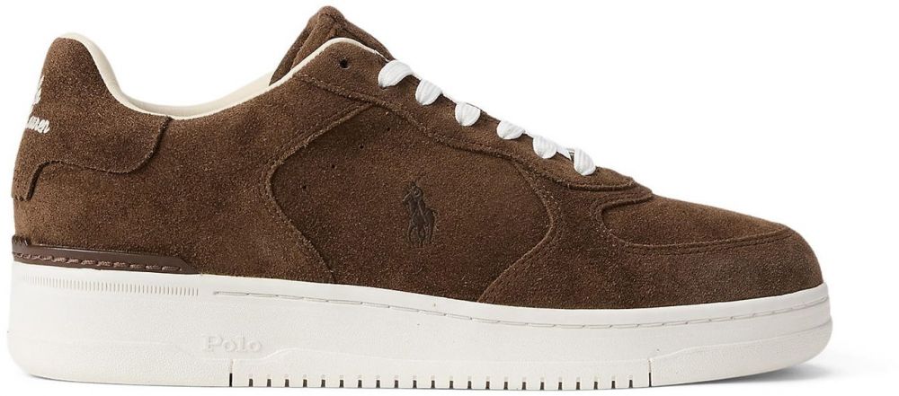 Polo Ralph Lauren Nízke tenisky 'MASTERS CRT'  čokoládová