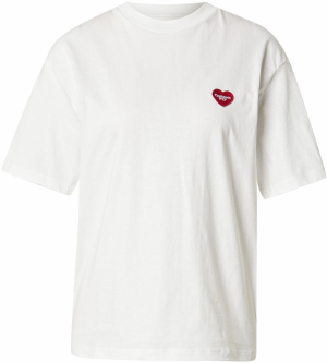 Carhartt WIP Tričko 'Heart II Hartt'  červená / čierna / biela