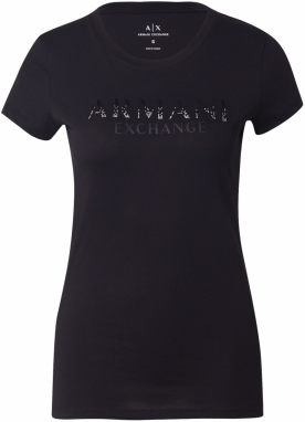 ARMANI EXCHANGE Tričko  čierna
