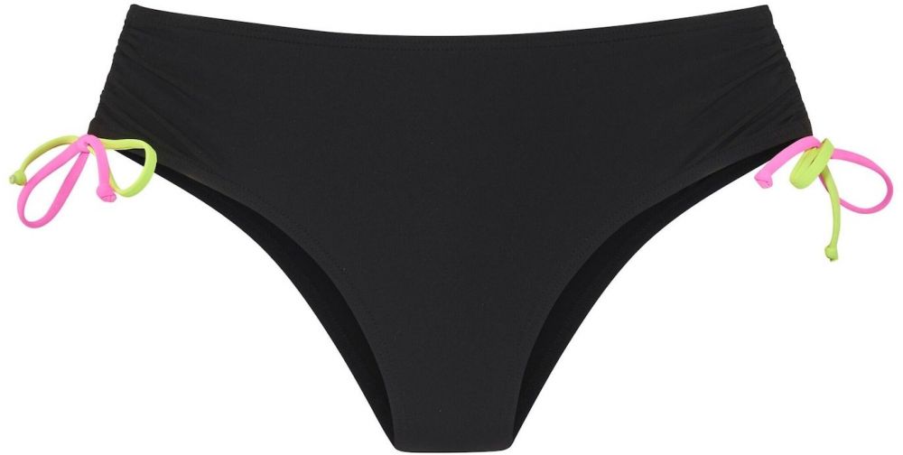 BUFFALO Bikinové nohavičky  kiwi / svetloružová / čierna