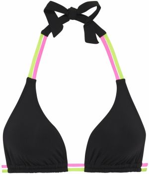 BUFFALO Bikinový top  neónovo žltá / neónovo ružová / čierna