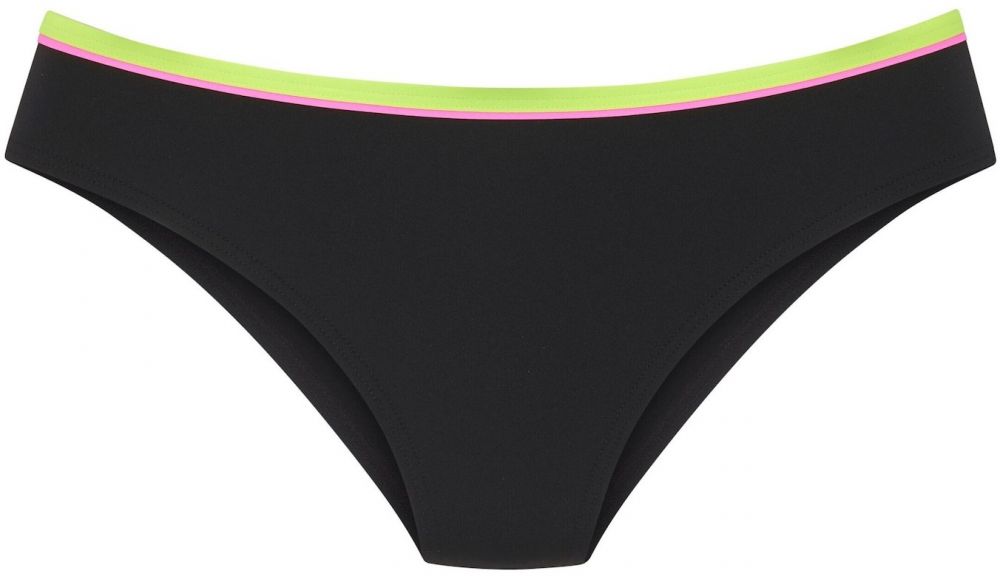 BUFFALO Bikinové nohavičky  zelená / ružová / čierna
