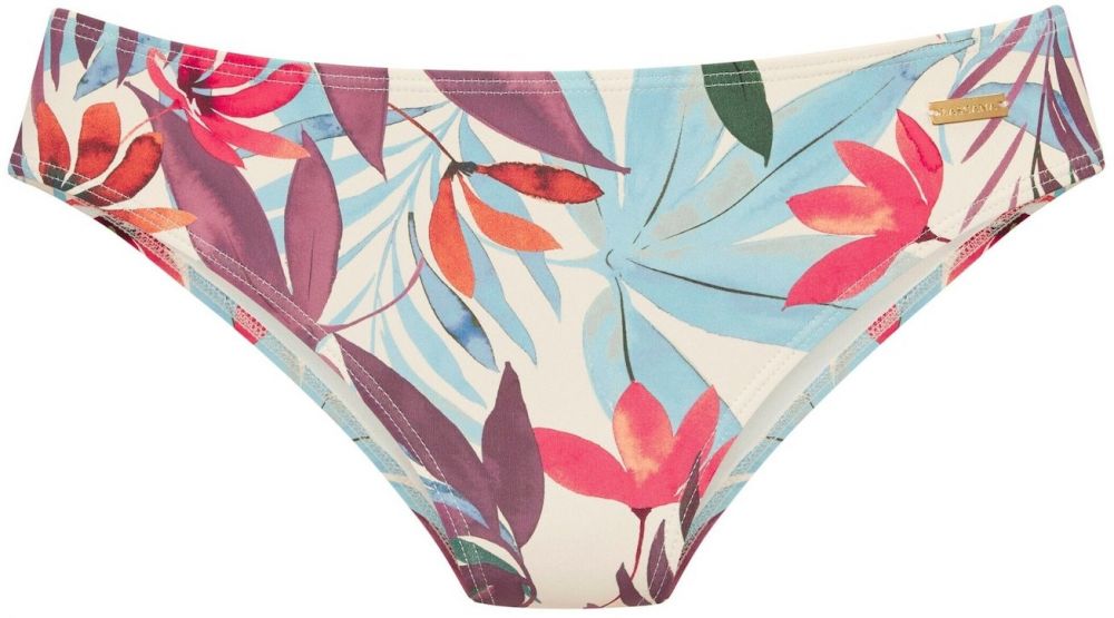 LASCANA Bikinové nohavičky  krémová / svetlomodrá / fialová / oranžová