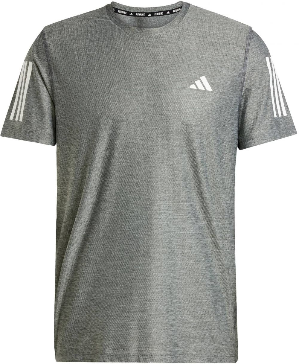 ADIDAS PERFORMANCE Funkčné tričko 'Own The Run'  tmavosivá / biela