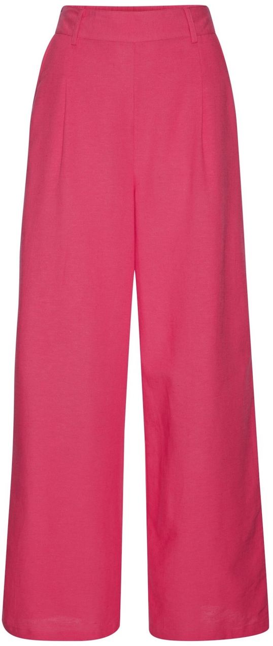 LASCANA Plisované nohavice  fuksia