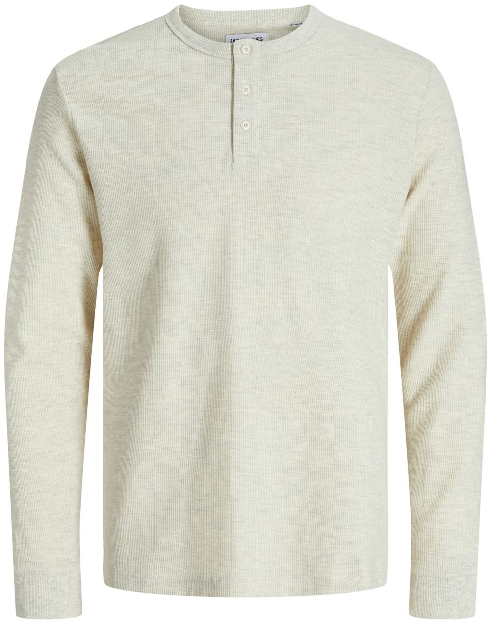 JACK & JONES Tričko 'JJEDOVER'  biela melírovaná