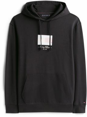 Tommy Hilfiger Big & Tall Mikina 'ITHACA'  červená / čierna / biela