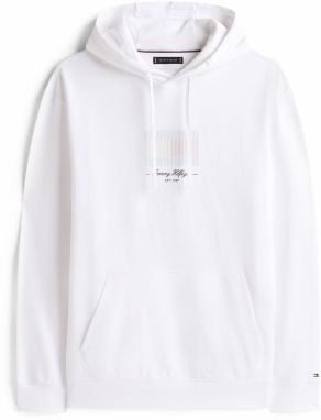 Tommy Hilfiger Big & Tall Mikina 'ITHACA'  čierna / biela