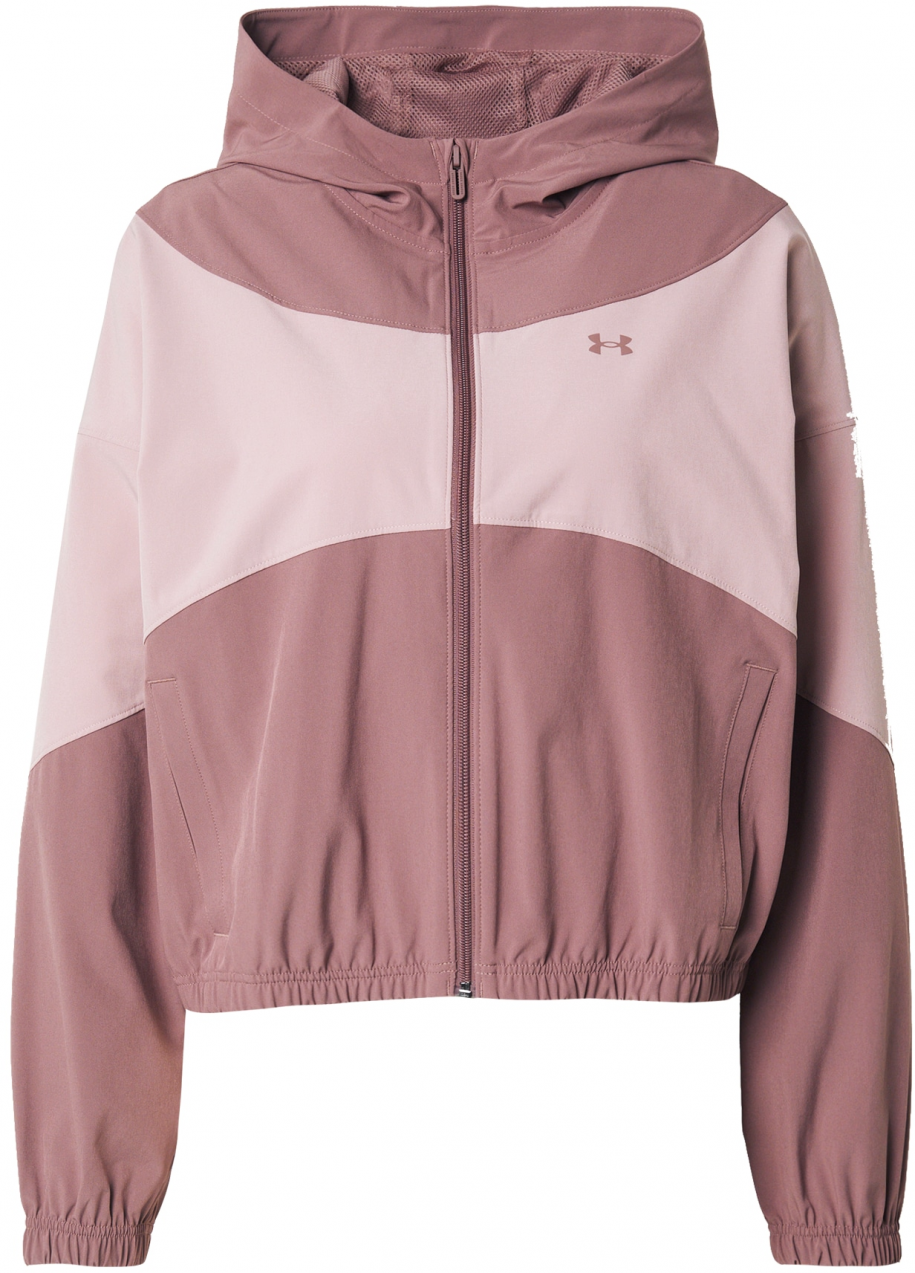 UNDER ARMOUR Športová bunda 'Rival'  ružová / tmavoružová
