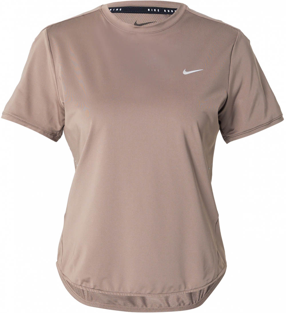 NIKE Funkčné tričko 'SWIFT'  svetlohnedá