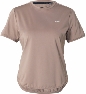 NIKE Funkčné tričko 'SWIFT'  svetlohnedá