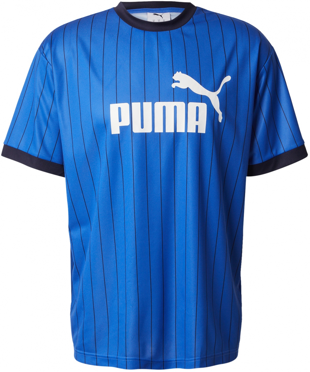 PUMA Funkčné tričko 'ESS'  modrá / námornícka modrá / biela