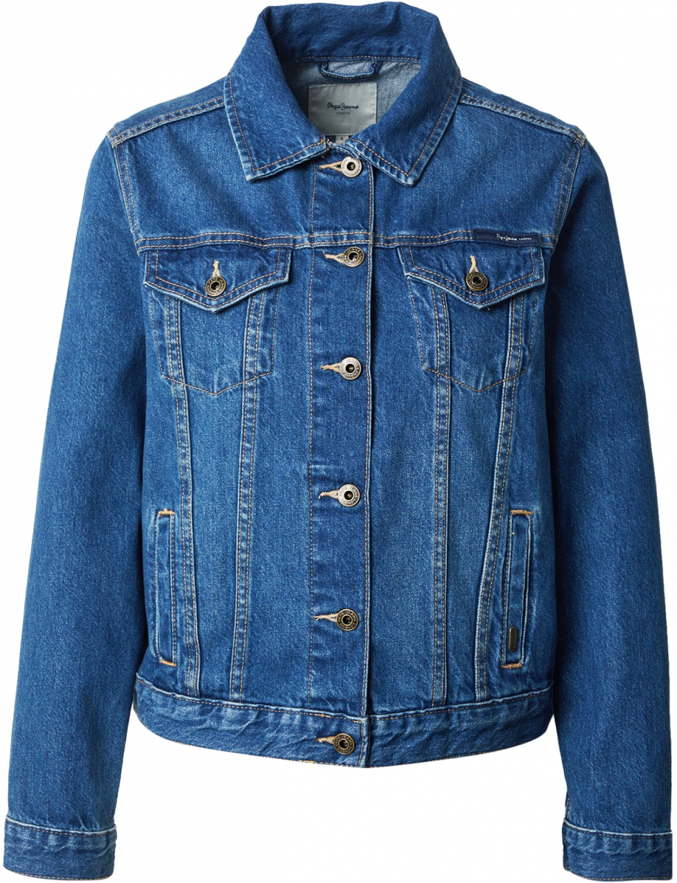 Pepe Jeans Prechodná bunda  modrá denim